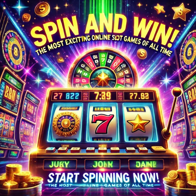 Spin and Win! The Most Exciting Online Slot Games of All Time