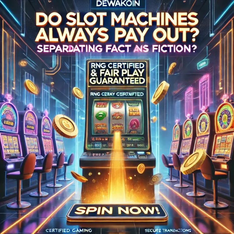 Do Slot Machines Always Pay Out? Separating Fact from Fiction