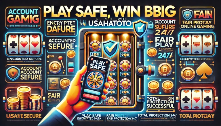 Play Safe, Win Big: How Usahatoto Protects Your Data, Balance & Gameplay 24/7