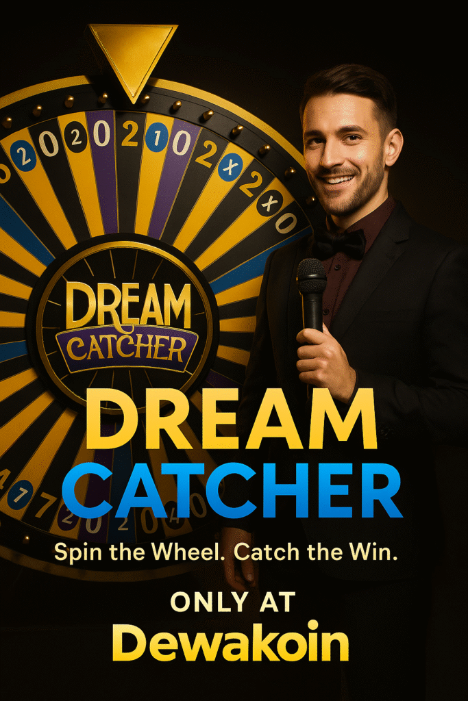 Dream Catcher: Spin the Wheel. Catch the Win. Only at Dewakoin