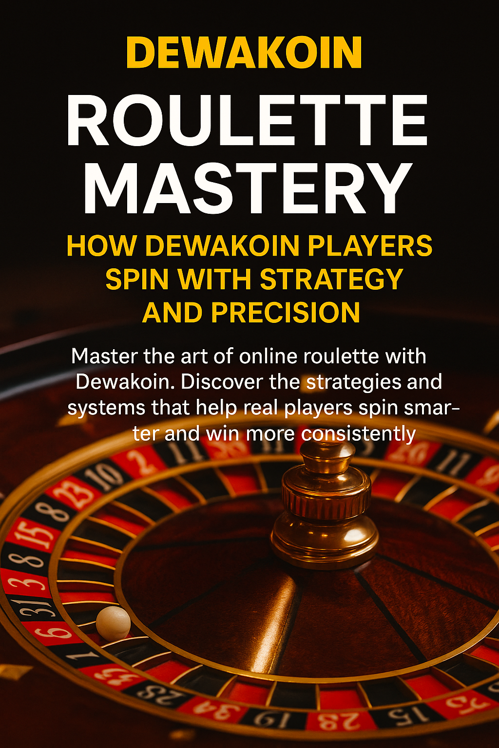 Roulette Mastery: How Dewakoin Players Spin with Strategy and Precision