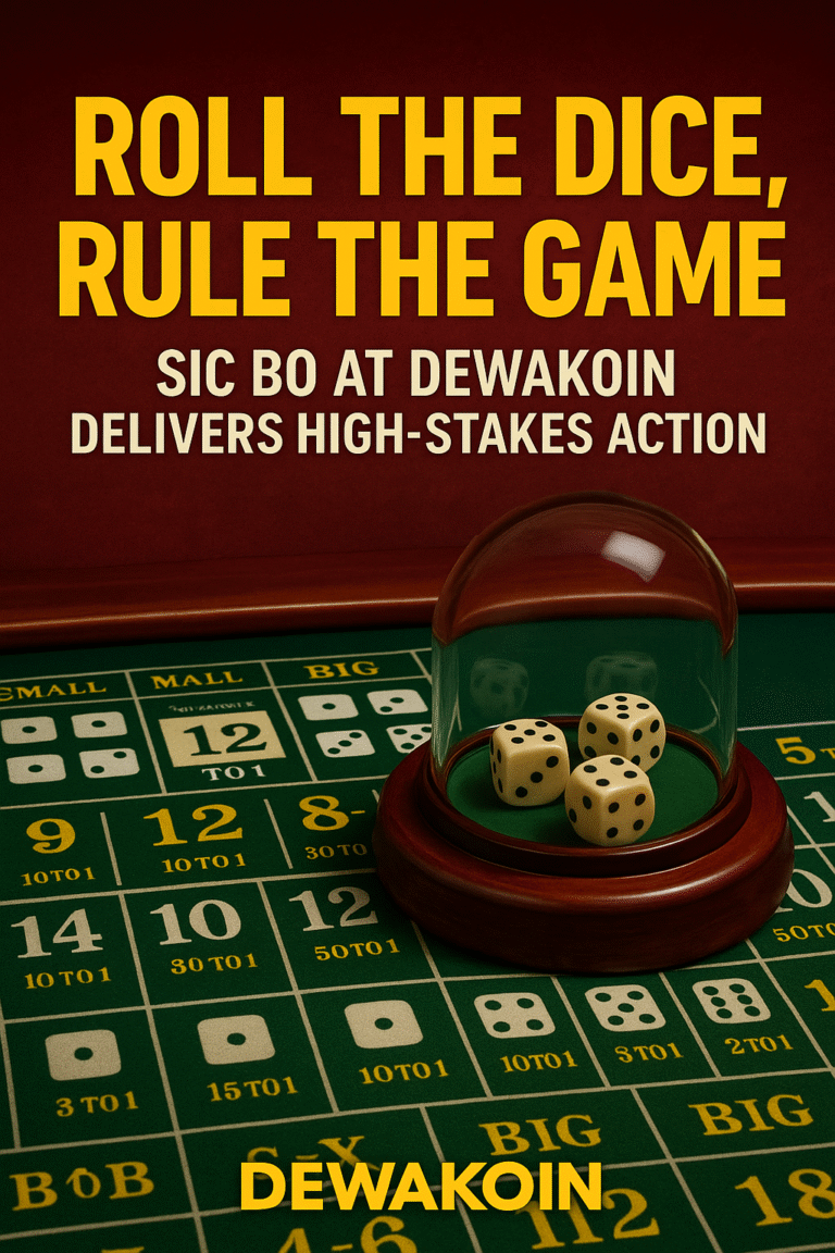 Roll the Dice, Rule the Game: Sic Bo at Dewakoin Delivers High-Stakes Action