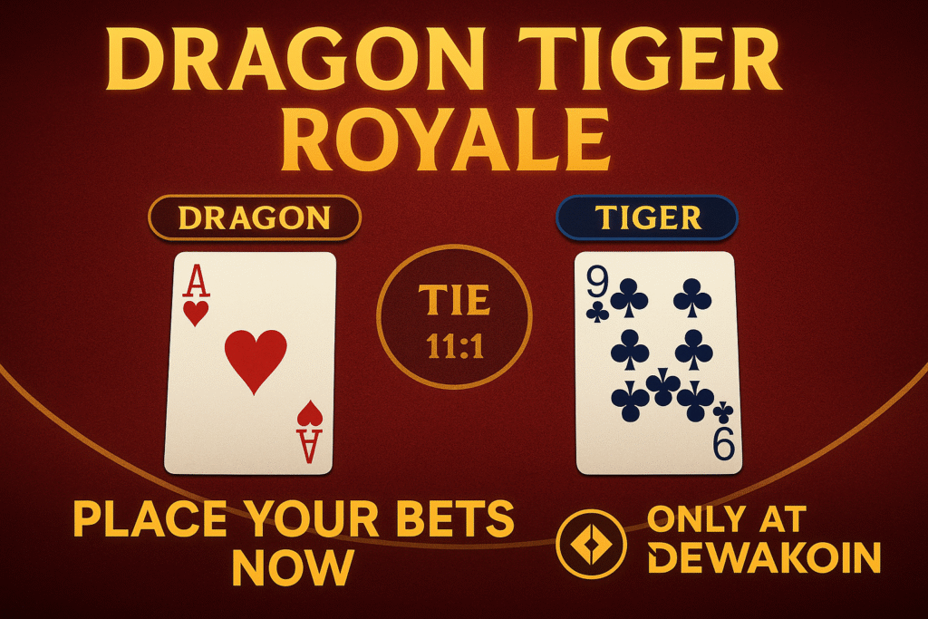 Dragon Tiger Royale: The Fastest Card Duel in the Casino – Only at Dewakoin