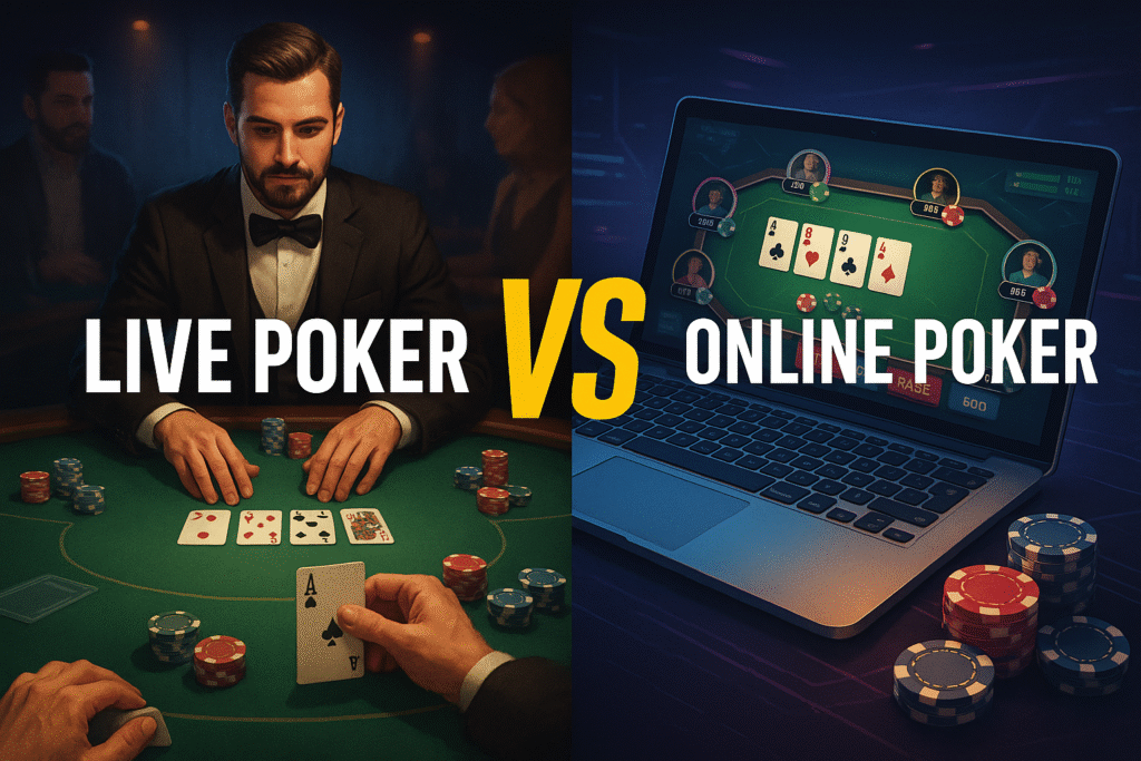 Live Poker vs. Online Poker: Which One Should You Play?