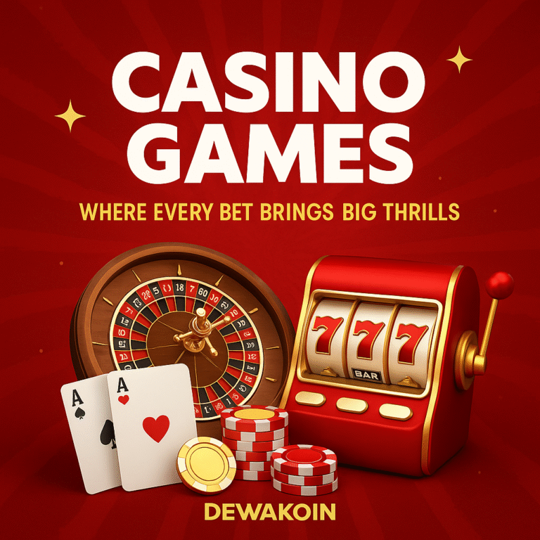 Casino Games at Dewakoin: Where Every Bet Brings Big Thrills