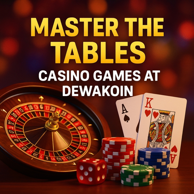 Master the Tables: Casino Games at Dewakoin