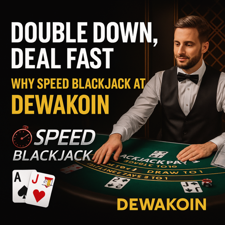 Double Down, Deal Fast: Why Speed Blackjack at Dewakoin Is the Ultimate Test of Nerve and Skill