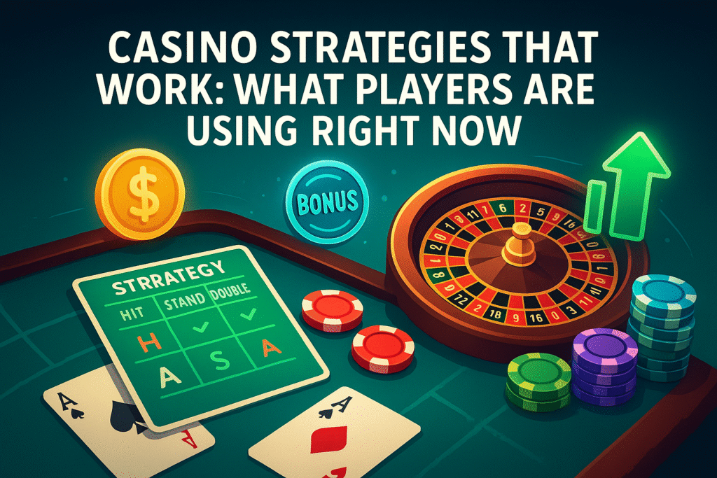 Casino Strategies That Work: What Players Are Using Right Now